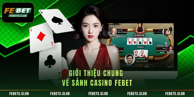 Giới thiệu chung về sảnh Casino FEBET
